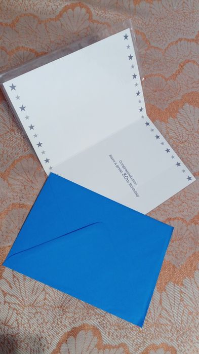 Листівка З днем народження Happy birthday 30 років