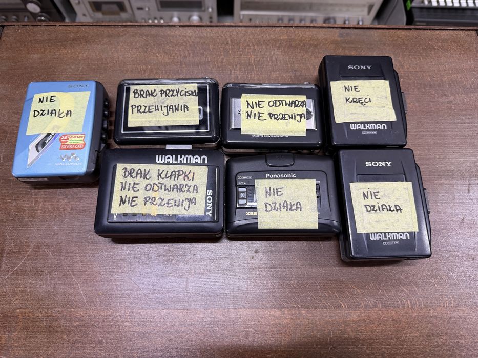 7x Walkman Sony, Panasonic, ION, Audio Room