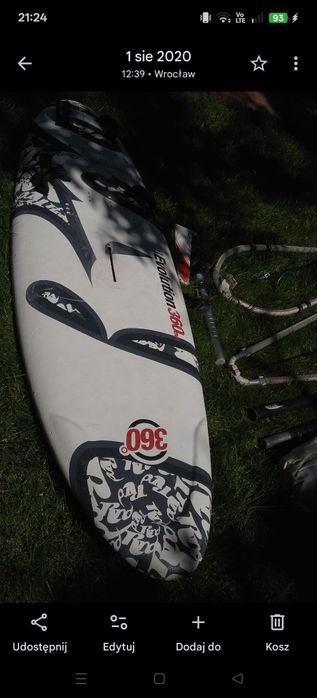 Windsurfing zestaw. RRD