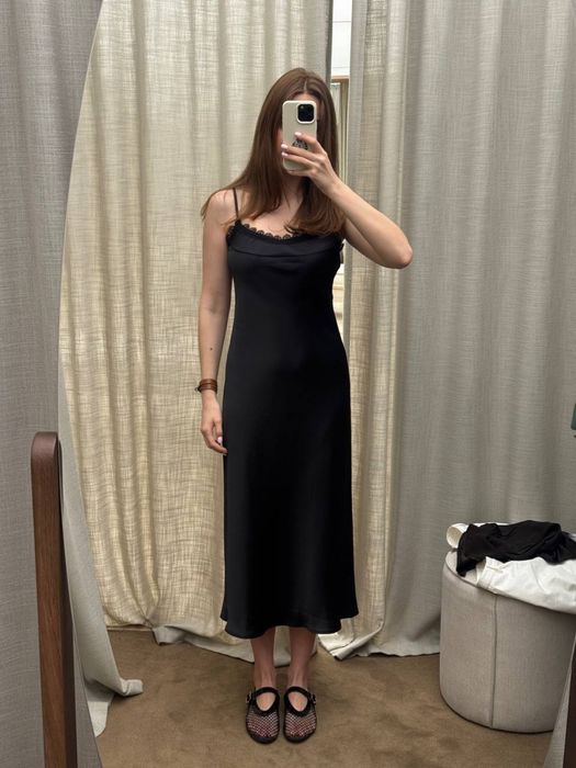 Сукня комбінація Bazhane (атлас/шовк)