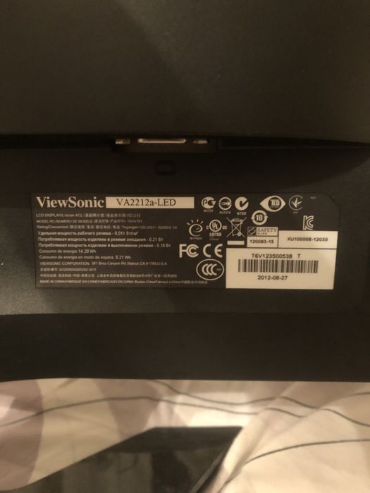 Монитор VievSonic VA2212A-LED