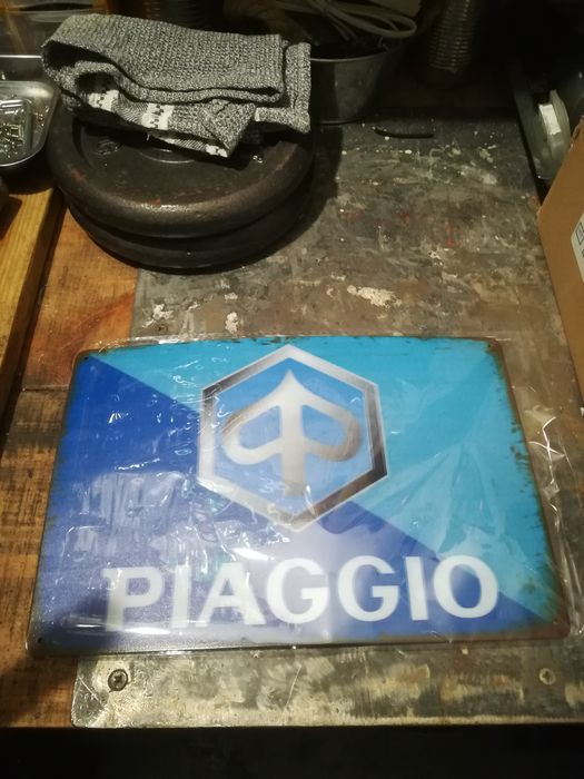 Placa paiggio vintage
