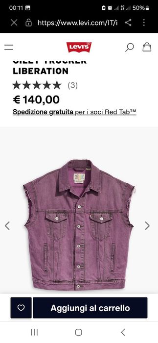 НОВА жилетка LEVIS  розмір XL