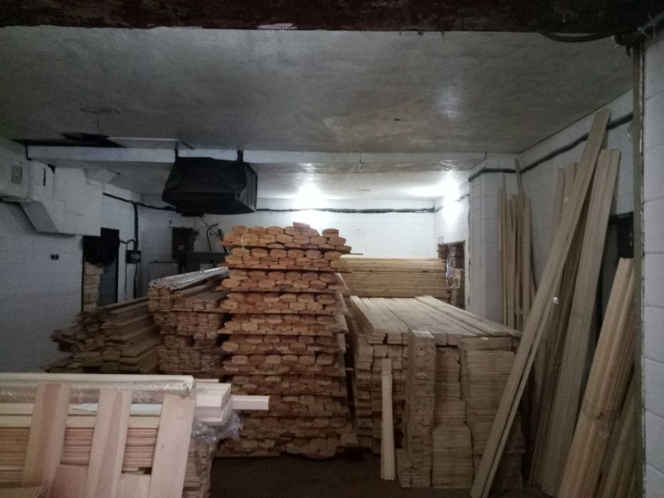 Деревʼяна вагонка сосна, липа. Лежак, полок в сауну