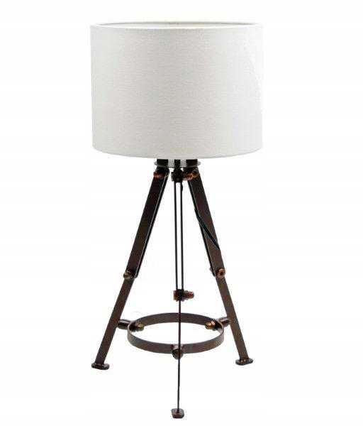 Lampa stołowa mosiądz Tarogo loft w stylu industrialnym  NOWA