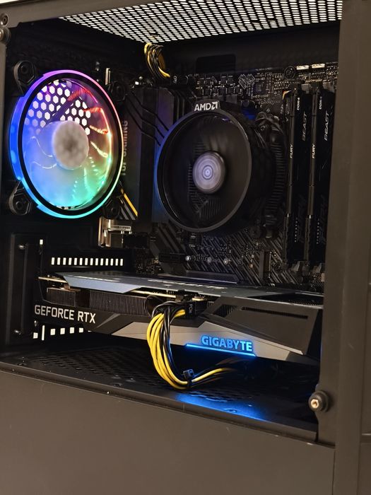 Игровой пк GIGABYTE RTX 3060 (3 куллера), Ryzen 5 5600, 16GB, 500GB