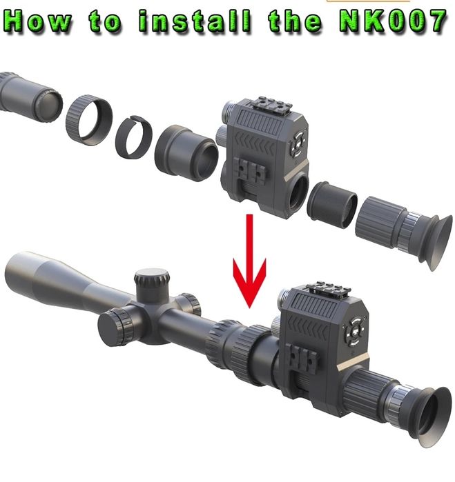 Цифровая насадка на прицел, ночного видения Megaorei 007