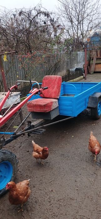 Мотоблок з причепом