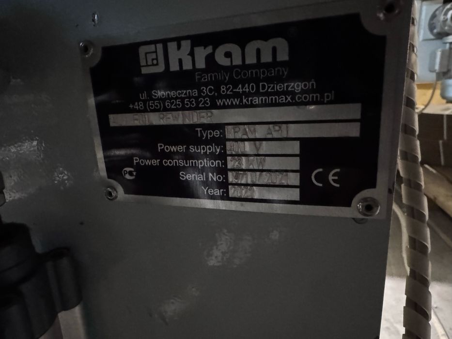 Maszyna do przewijania folii aluminiowej