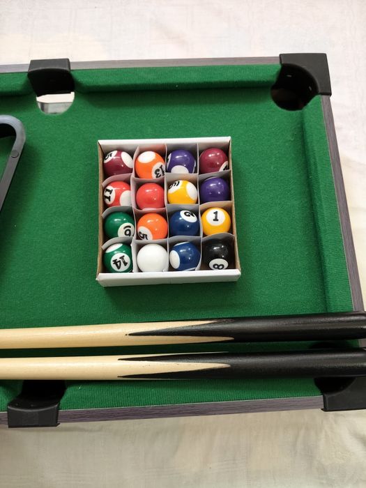 Mesa mini bilhar madeira