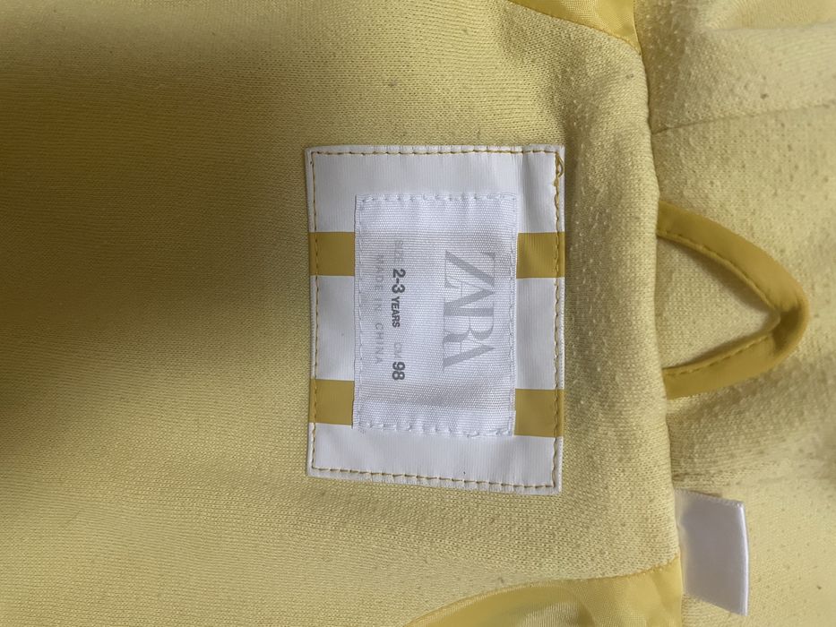 Дощовик дитячий Zara жовтий