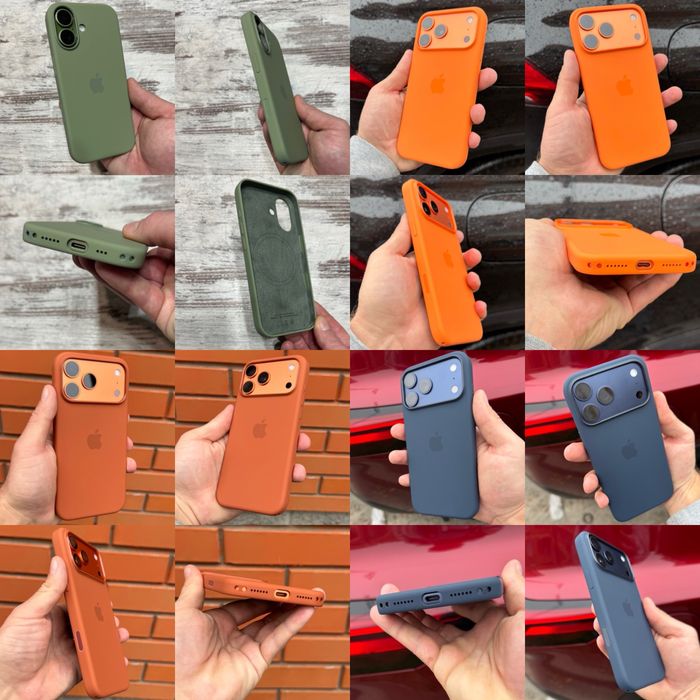 Iphone 17 чехол люкс с MagSafe чехол для айфон 17 люкс качества силико