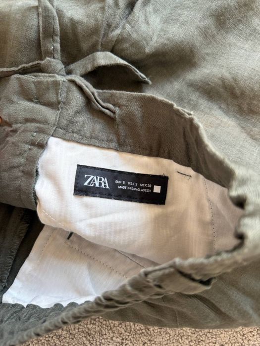 Льняные штаны мужские zara размер С