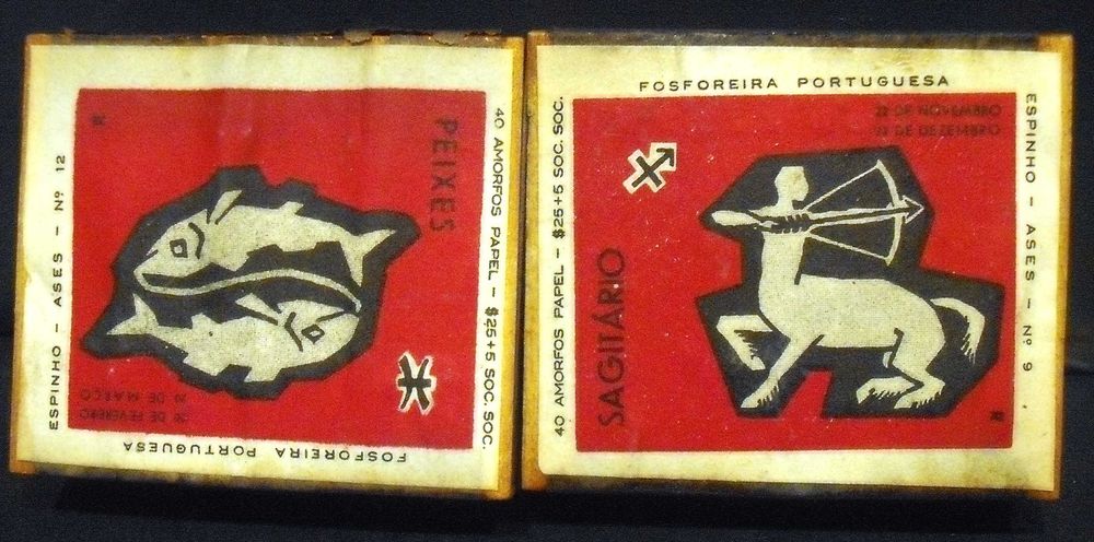 5 Caixas de fósforos antigas anos 60  sem os fósforos/vazias