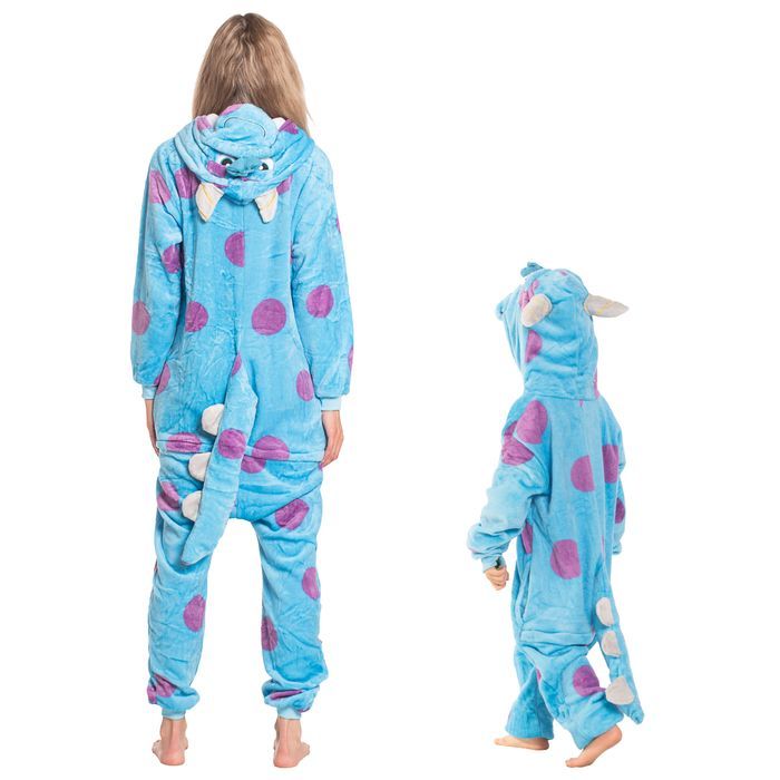 Piżama Damska Kombinezon Kigurumi Onesie Sulivan Niebieski 175-185 XL
