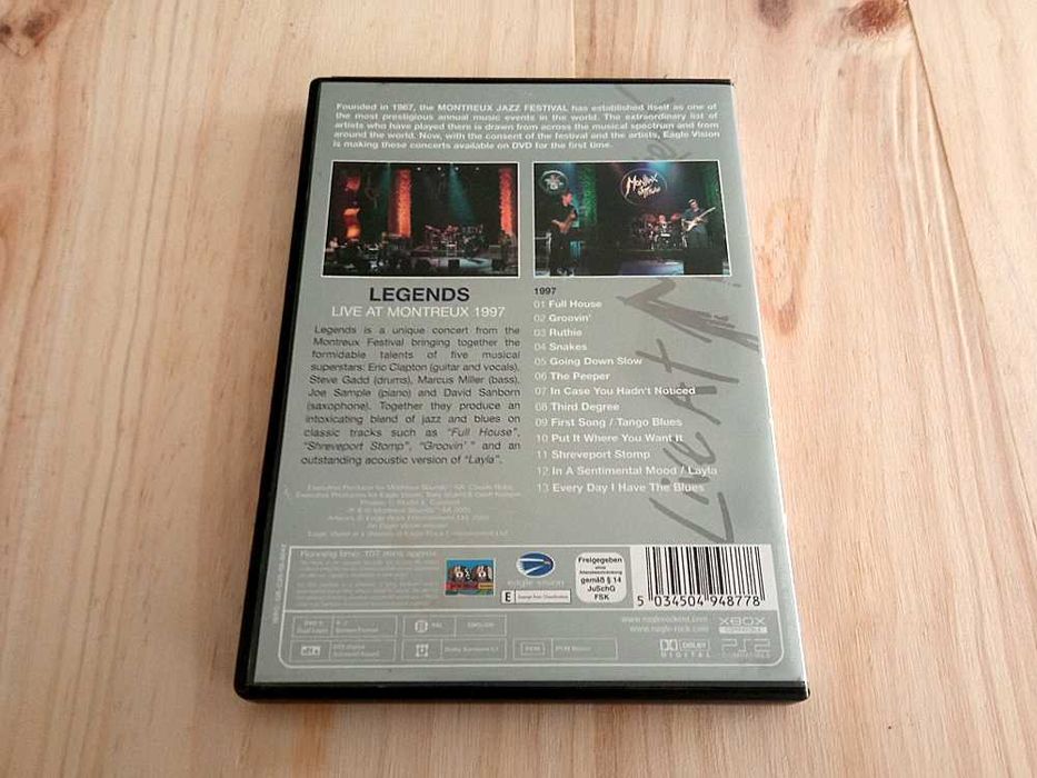 DVD Legends - Live At Montreaux 1997