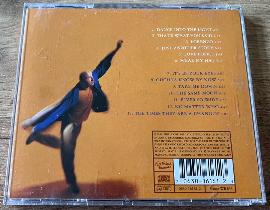 Phil Collins - Dance Into The Light płyta CD