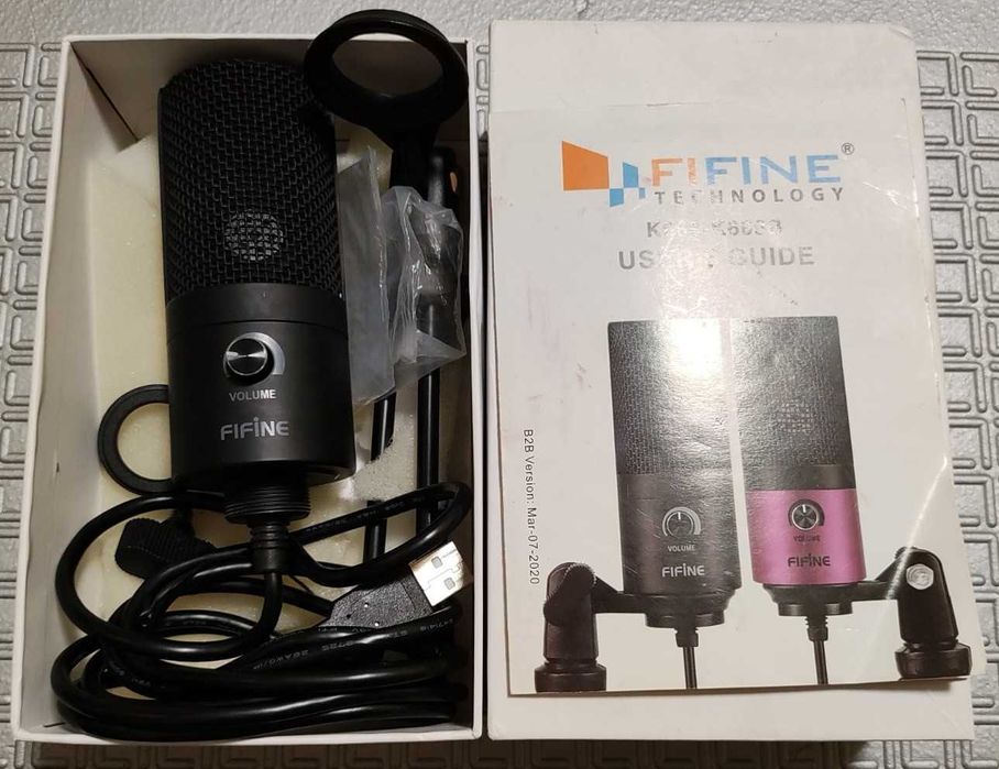 Продам микрофон Fifine k669