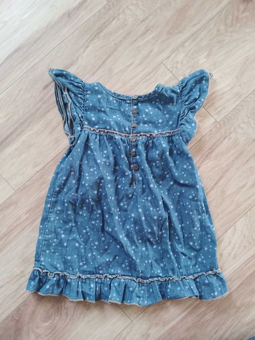 Sukienka jeansowa w gwiazdki 92 Name It
