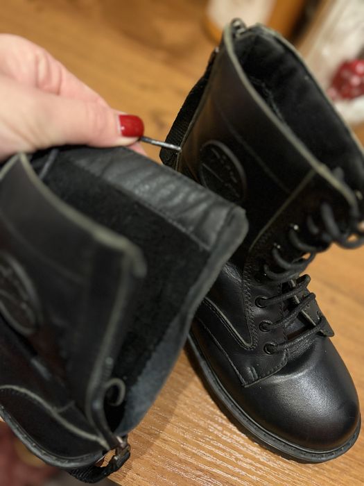 Чоботи шкіряні для дівчинки