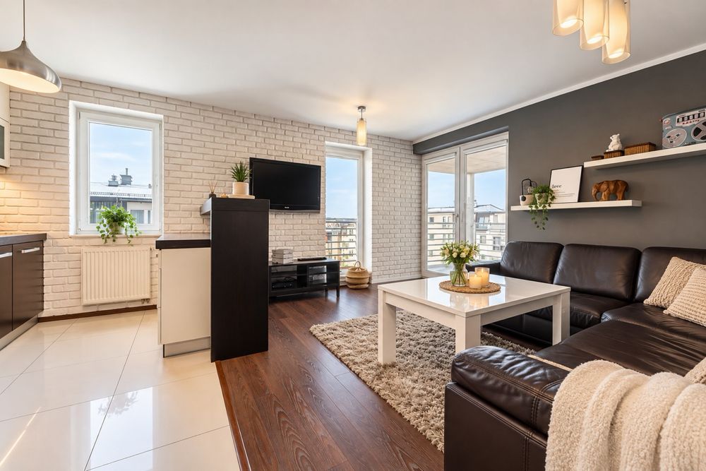 Gdańsk Morena | 2 pokoje | 45,5 m² | TARAS 18 m² | piwnica 9,9 m²