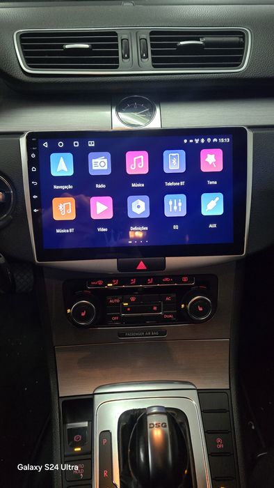 Rádio Passat B6 B7 Android 14 com GPS