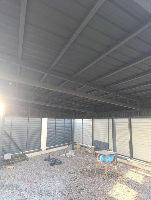 Пандуси, ангари, навіси, ворота. Зварювальні роботи Львів. Виробництво