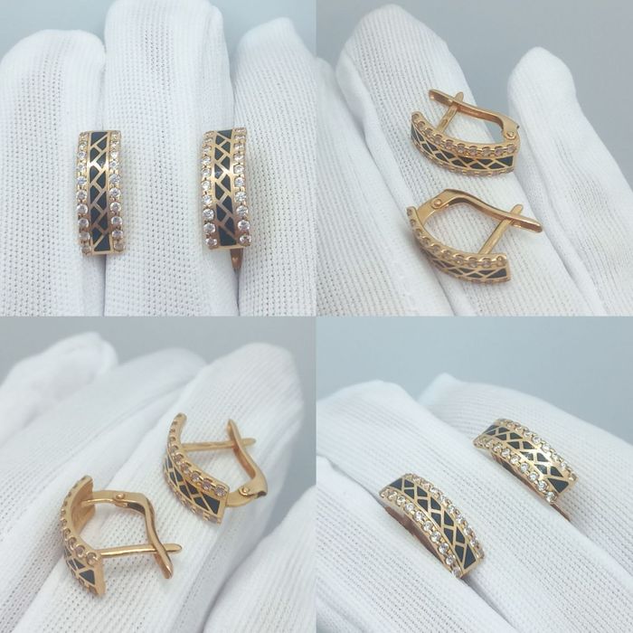 Золотые сережки 585, 3,5г