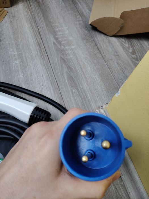 Зарядка New charger 7kw GBT 32A wifi гбт 3 / 5 метрів +32А авто з Китаю розетка, сумка Type 1 Tesla Type 2