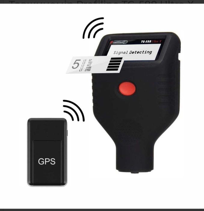 Толщиномер Profiline TG-588 Ultra X определение  GPS-трекера.