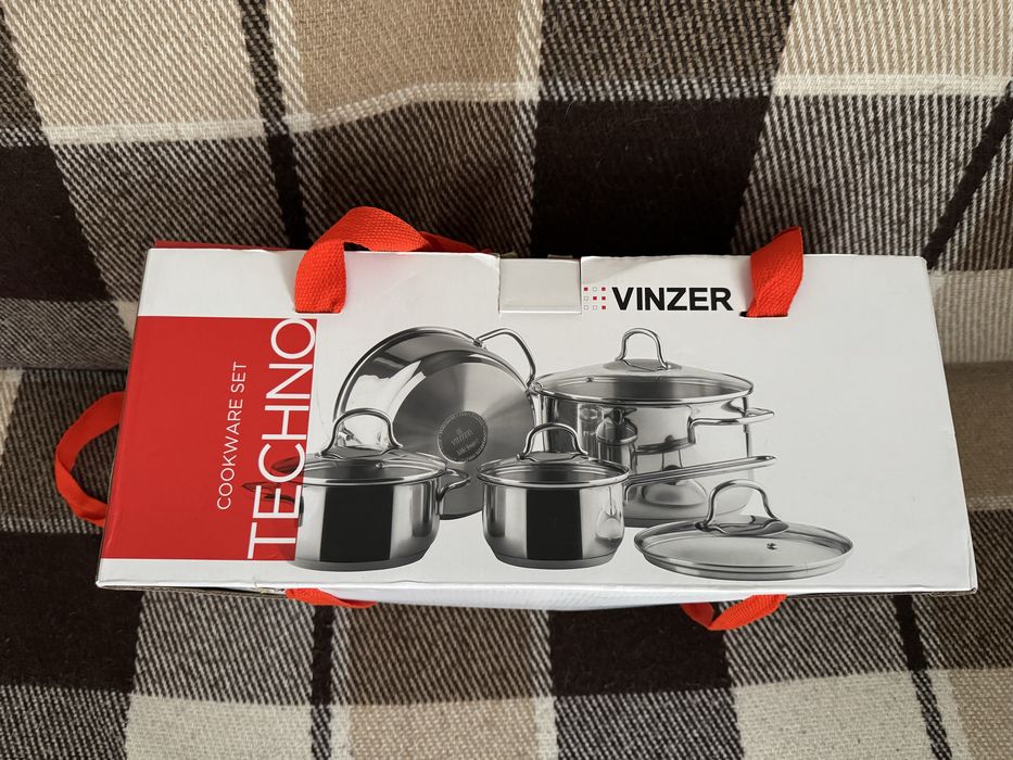 Набір посуду Vinzer Techno 9 пр.
