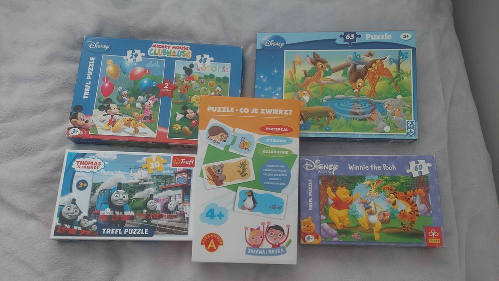 Puzzle mix Disney, Trefl, Alexander wiek 3+, 4+