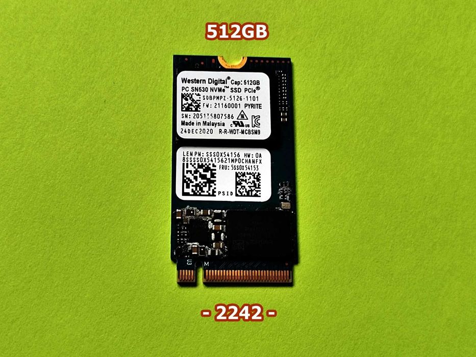 SSD M2 NVMe 512GB WD sN530 - 2242