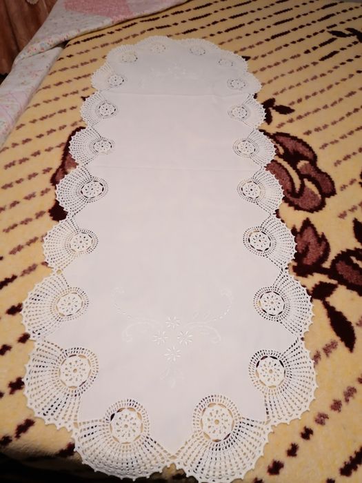 Centro de mesa em linho