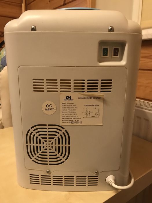 Кулер для воды, Холодное горячая