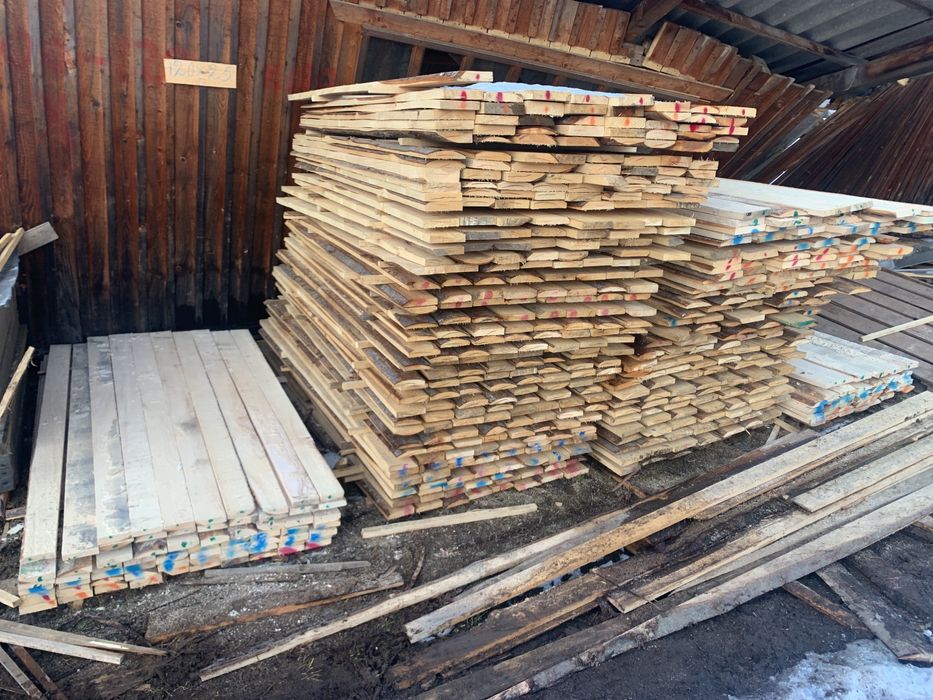 Некондиційна дошка обрізна та пиломатеріали