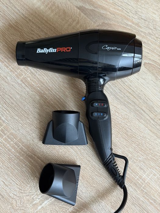 Фен для волосся BaByLiss Caruso Ionic Black BAB6510IRE-іон