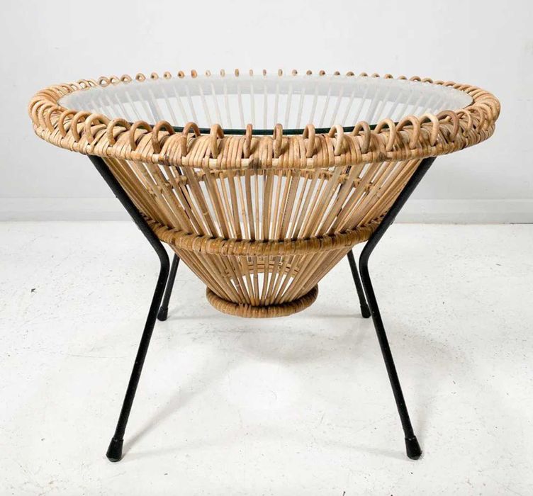 Mid Century Franco Albini vintage 1950's Mesa apoio / centro