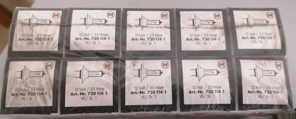 Lampadas 12v , 55w,  mod 720 111/112/114,  o lote todo por 20€