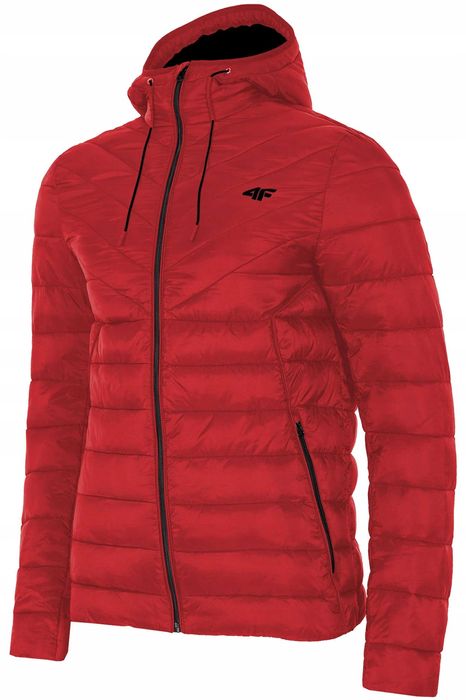 Kurtka męska puchowa 4F kum004 czerwony roz.XXL