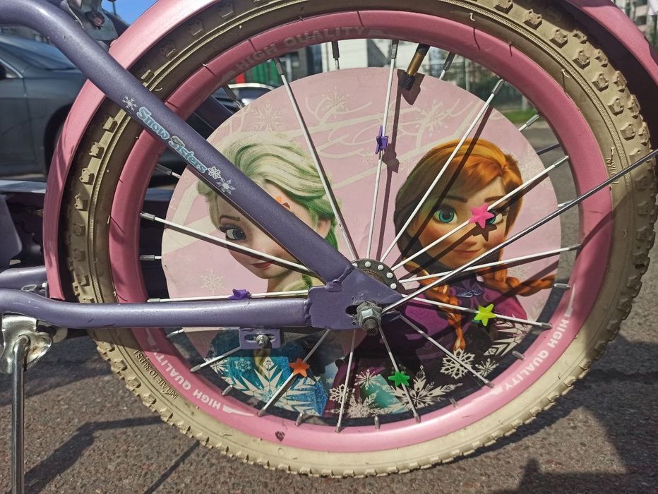 Велосипед детский для девочек. 20'. ICE FROZEN Холодное Сердце. Эльза.