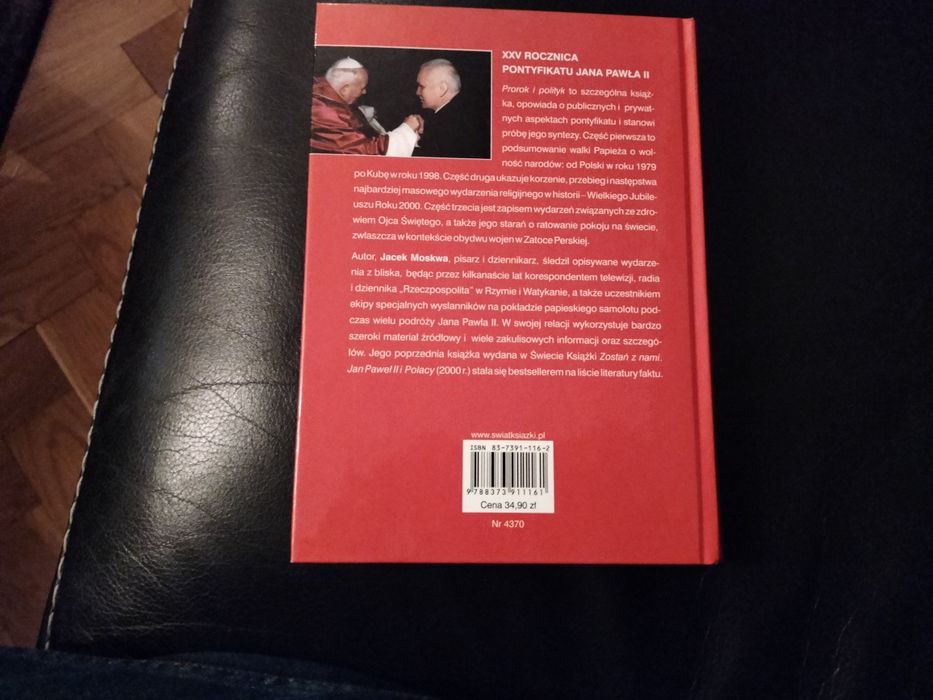 Książka Prorok i Polityk Jacek Moskwa