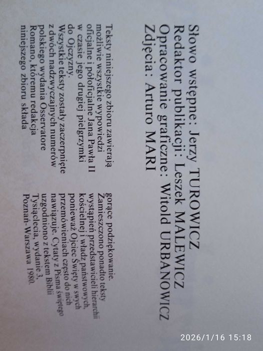 Książka o Papieżu Polski