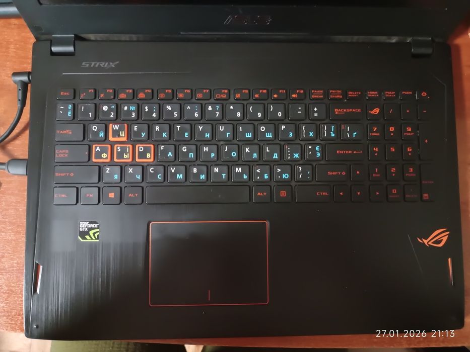 Asus Strix GL502V i7-7700HQ/24 GB DDR4/500 GB SSD/GTX1060/3 GB