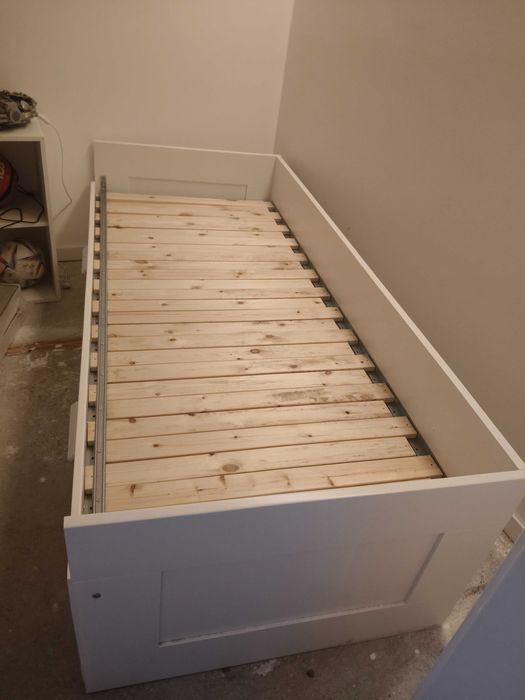 Cama solteiro IKEA, branco