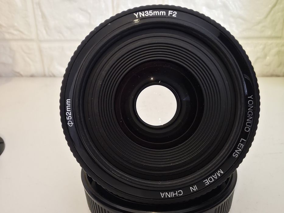 Yongnuo 35mm f/2 para Canon EF – Como Nova