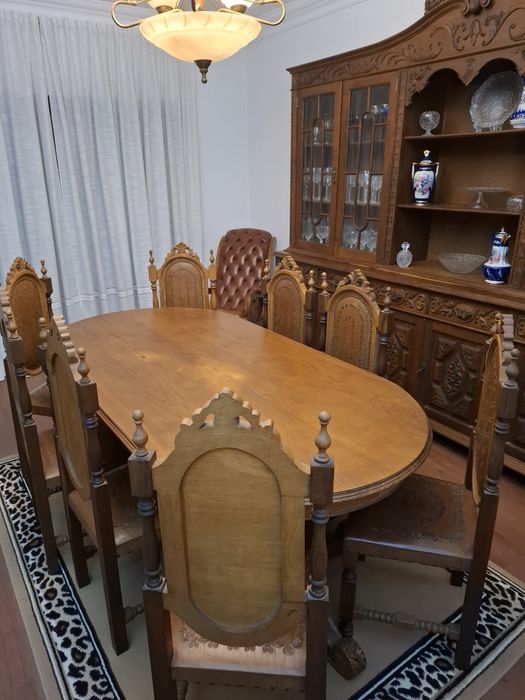 Mobília sala móvel + mesa jantar+ 8 cadeiras
