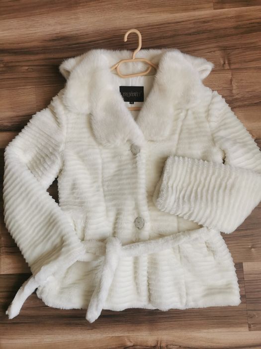 Futerko ślubne białe kremowe