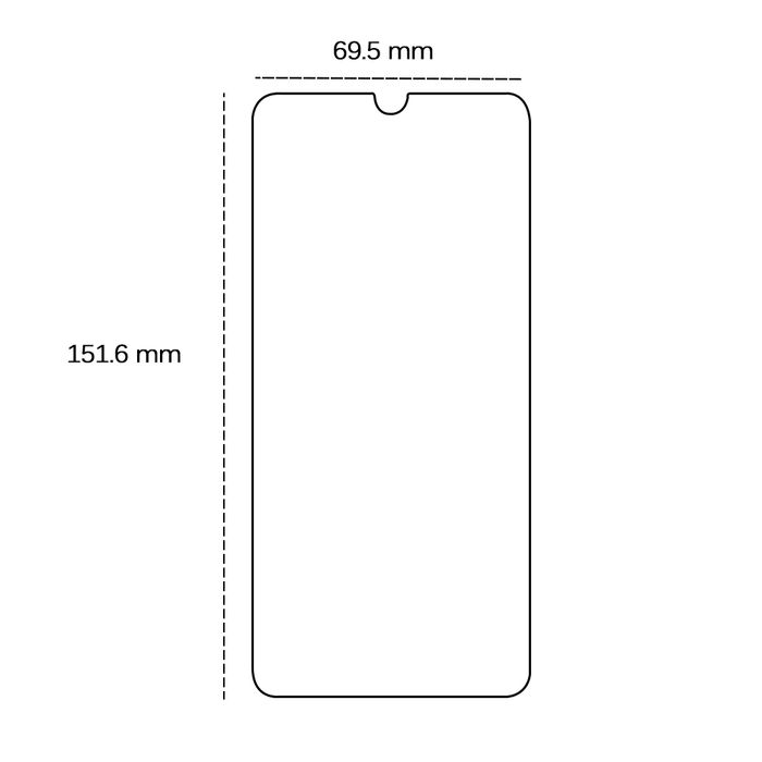 Szkło hartowane 2,5D do Huawei Y6 2019