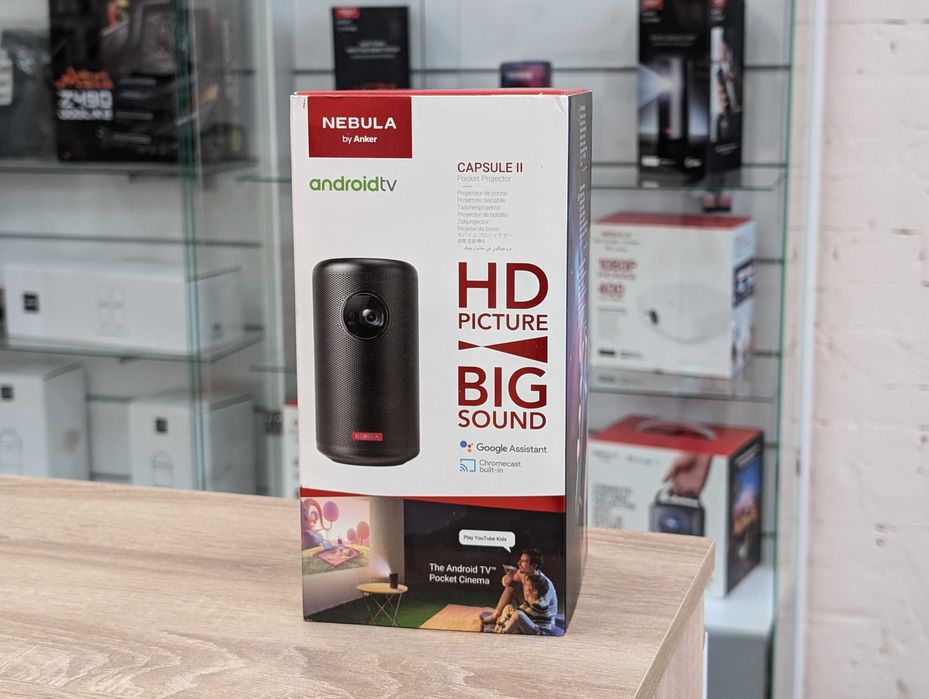 Проєктор Anker Nebula Capsule II Smart Portable Projector 720P